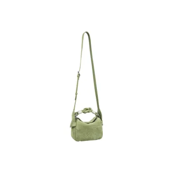 UNIFINGER Cow Leather Shoulder Bag, Crossbody Bag, Handbag Small Size Women's Moss Green