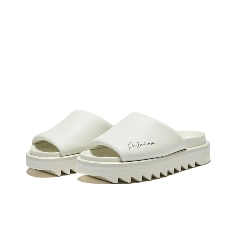Palladium Slip Resistant Slide Slippers Women's White-2