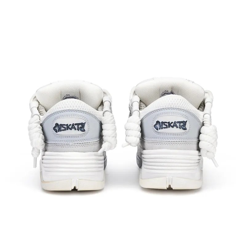 CN Skate Skateboard Shoes Unisex Low Top White-3