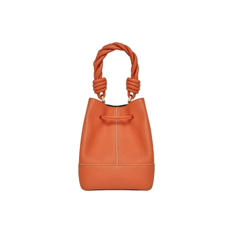 Strathberry Shrimps Collaboration Calfskin Bucket Bags Shoulder Bag Crossbody Bag Handbag Women's Orange-2
