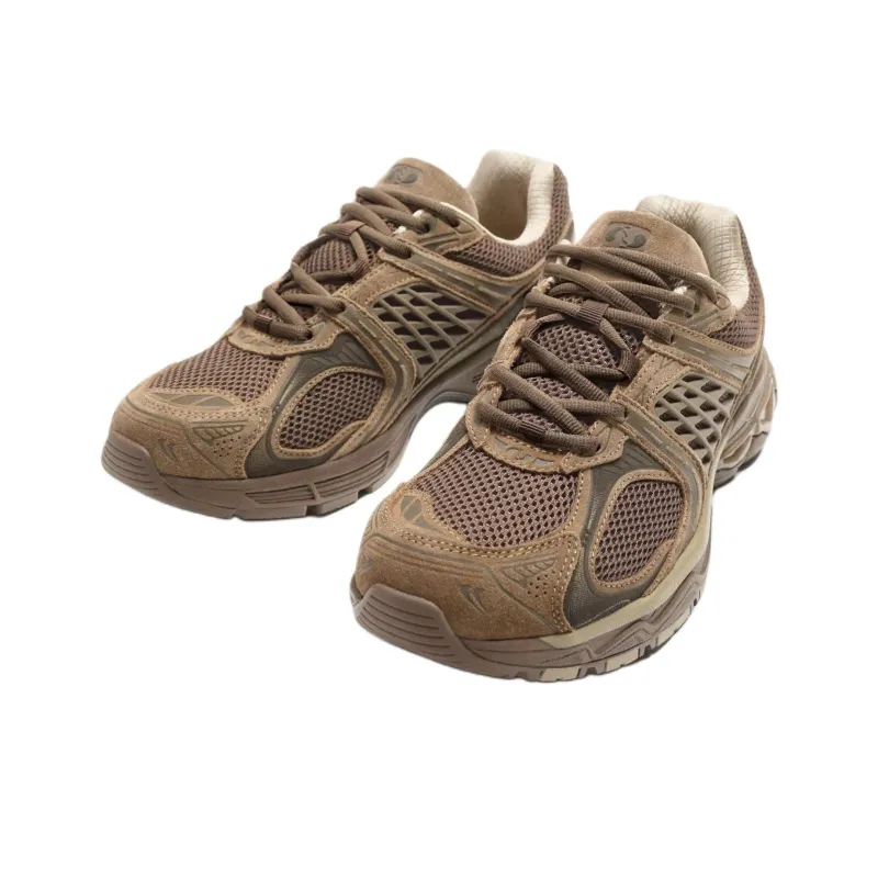 ZARA Low Top Chunky Sneakers Men's Brown-2