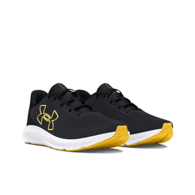 Under Armour Charged Pursuit 3 Slip Resistant Low Top Running Shoes Men's Black-2