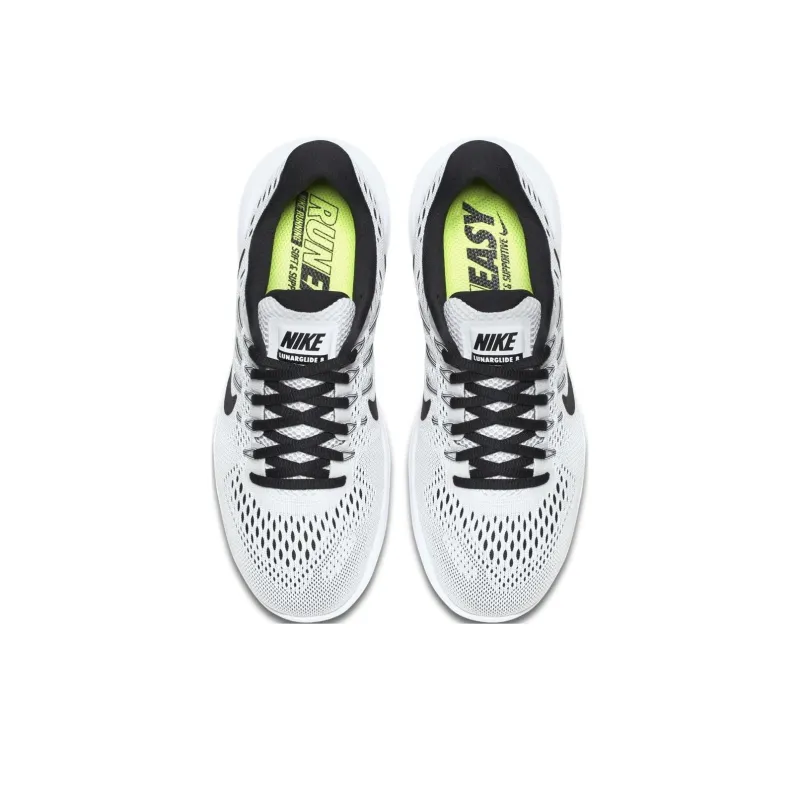 Nike Lunarglide 8 Slip Resistant Low Top Running Shoes Women's Gray-1