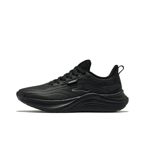 Erke Mingbird 2 Warm And Wear Resistant Low Top Running Shoes Men's Jet Black