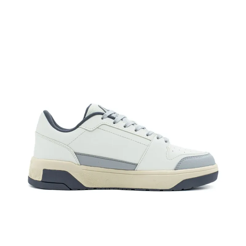 PEAK Taichi 910OG Anti Slip Wear Resistant Low Top Skateboard Shoes Men's White Gray-1