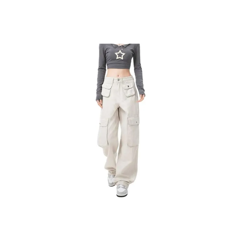 Concubine Zhu Jeans Women's White-4