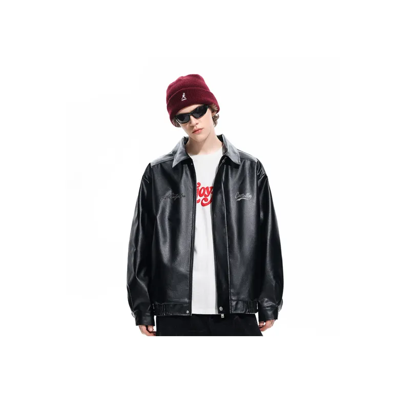 PAUL COSTELLOE Leather Jacket Unisex-4
