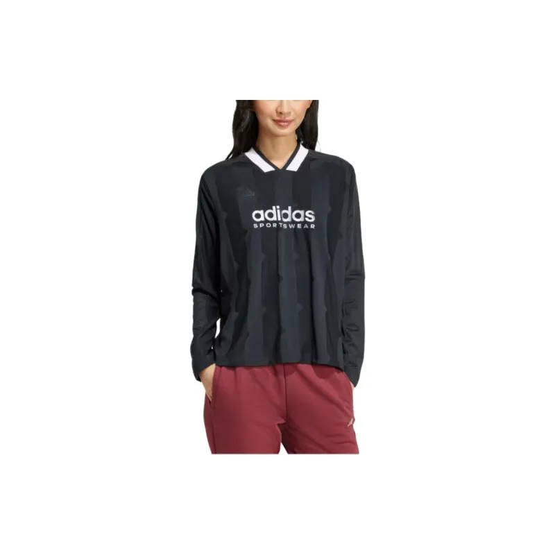 Adidas Free Shipping With AdiClub Tiro Cut 3-Stripes Jacquard Long Sleeve Shirt-1