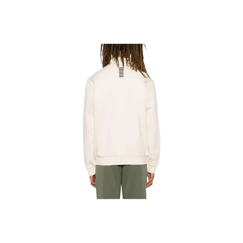 EMPORIO ARMANI Rubberised Logo Zip Up Sweatshirt-2