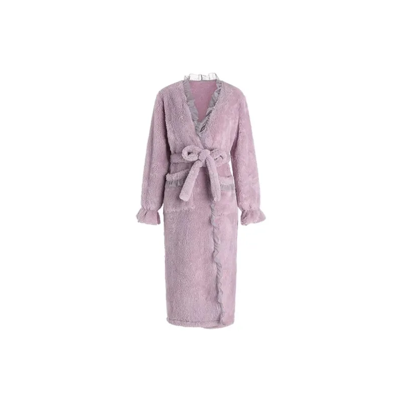 MIIOW Pajama Robe Women's Purple-0