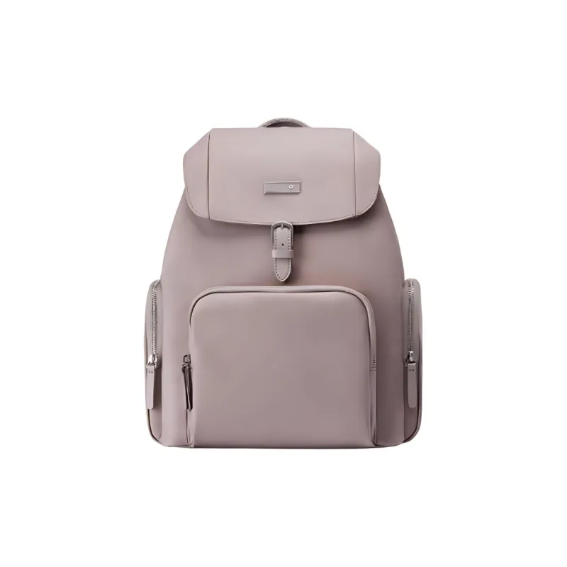 SAMSONITE Synthetic Leather Backpack Medium Size Women's Antique Pink-0