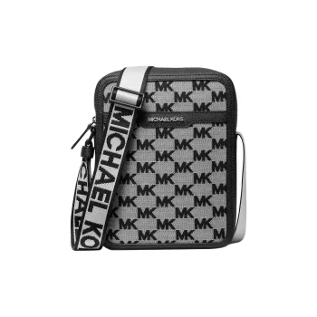 MICHAEL KORS MK Cooper Cotton Shoulder Bag Crossbody Bag Men's Black