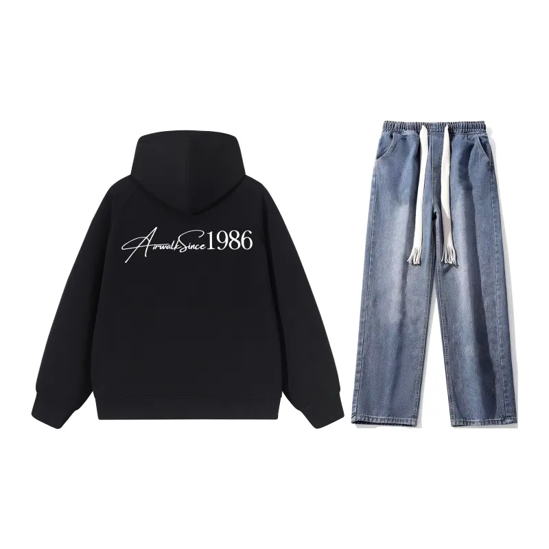 Airwalk Sweatshirt Sets Unisex-57
