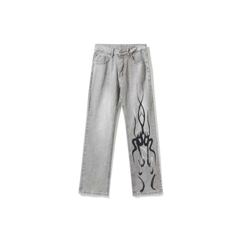 PAINT STAIN Jeans Unisex-7