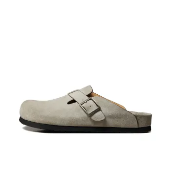 THOM WILLS Slide Slippers Men Greige/Khaki