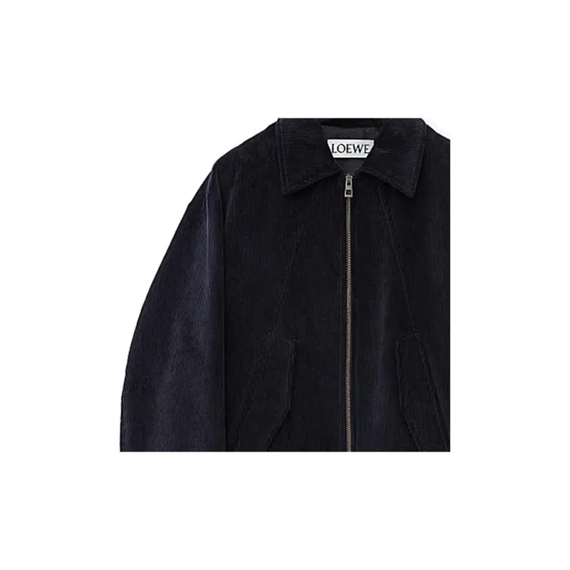 LOEWE Corduroy Bomber Jacket-4