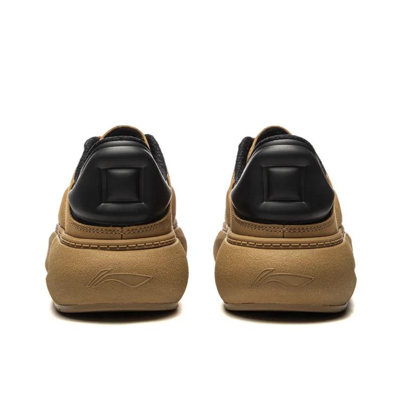 LiNing Yun You C4D Anti Slip Wear Resistant Low Top Casual Shoes Women's Brown-4
