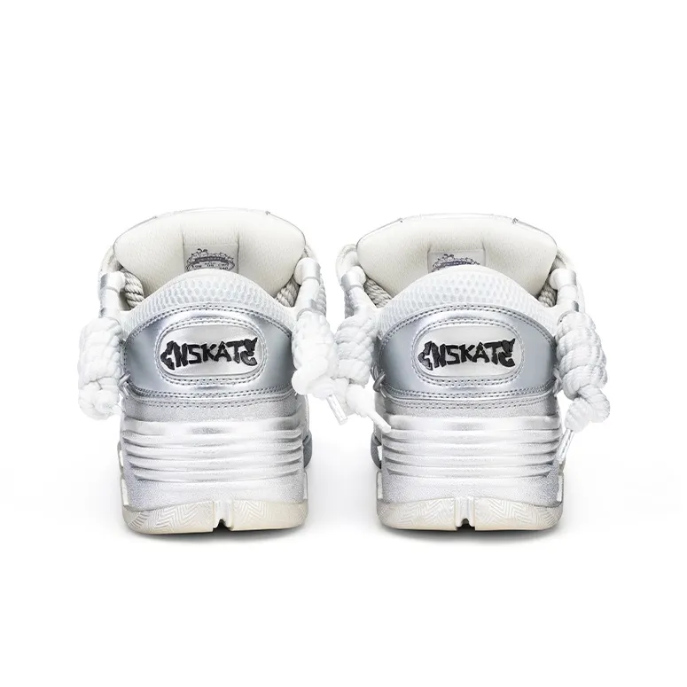CN Skate Skateboard Shoes Unisex Low Top White-3