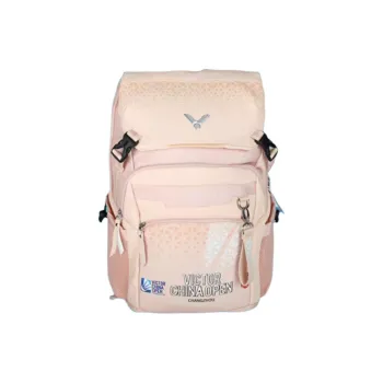 VICTOR Polyester Backpack Regular Unisex Moon White/Champagne Pink