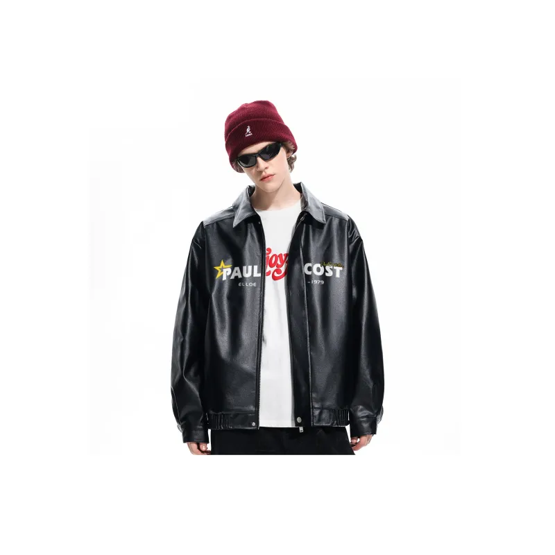 PAUL COSTELLOE Leather Jacket Unisex-4