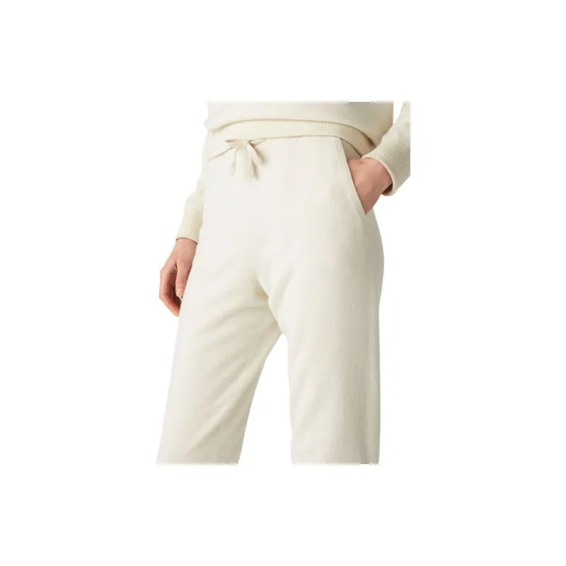 Loro Piana FW24 Knitted Sweatpants Women's Nougat-6