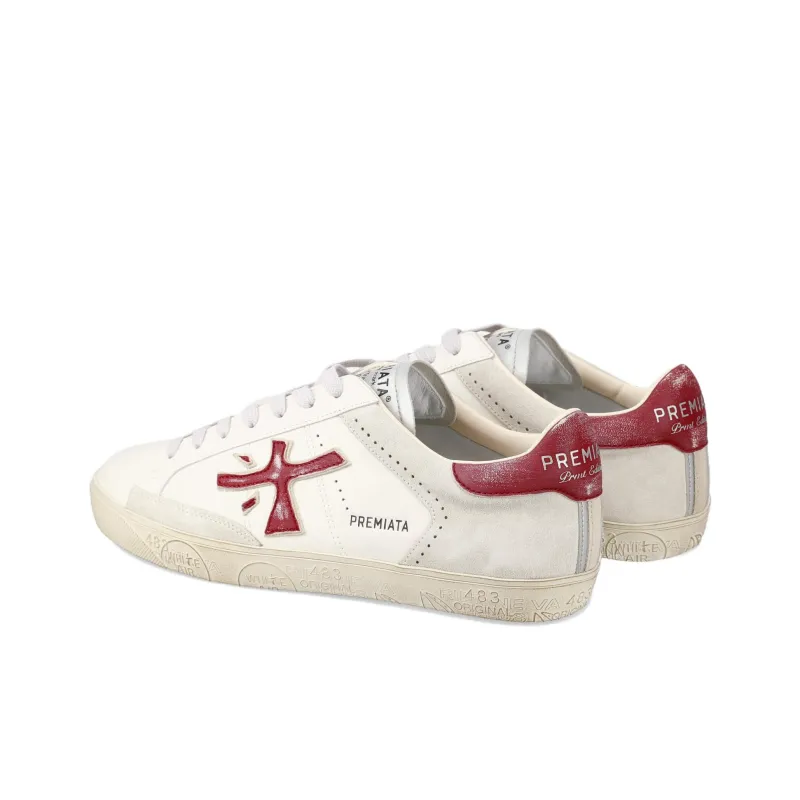 PREMIATA Steven Low-Top Skateboard Shoes Men's Beige-4