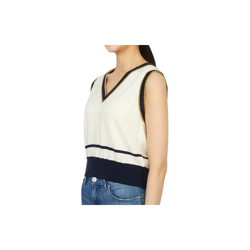 GUCCI SS23 Vest Women's Ivory White-3