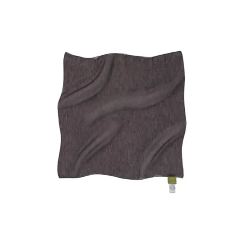 LARDINI Mulberry Silk Silk Scarves Men's Dark Coffee