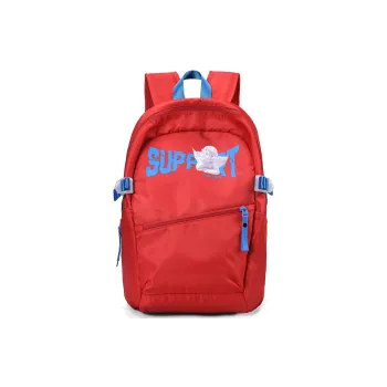 DRACONITE Polyester Student Backpack With 15.6-Inch Laptop Compartment Unisex Red