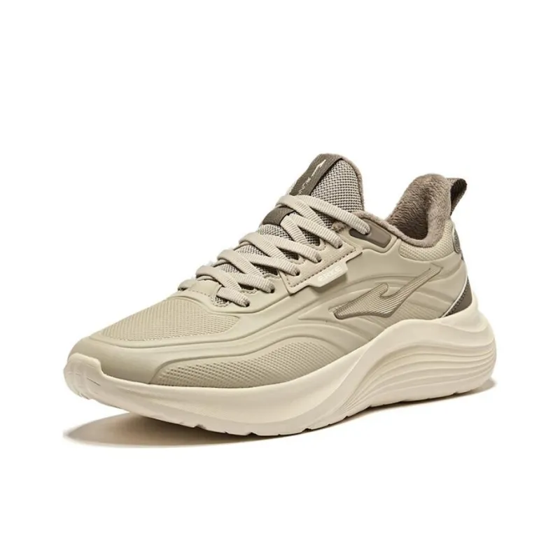 Erke Mingbird 2 Warm And Wear Resistant Low Top Running Shoes Men's Light Linen Brown Stone-1