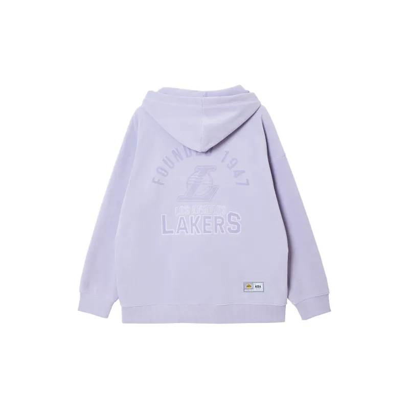 JACK JONES· Jack&Jones X Lakers Nba Sweatshirt Men's Lavender-1