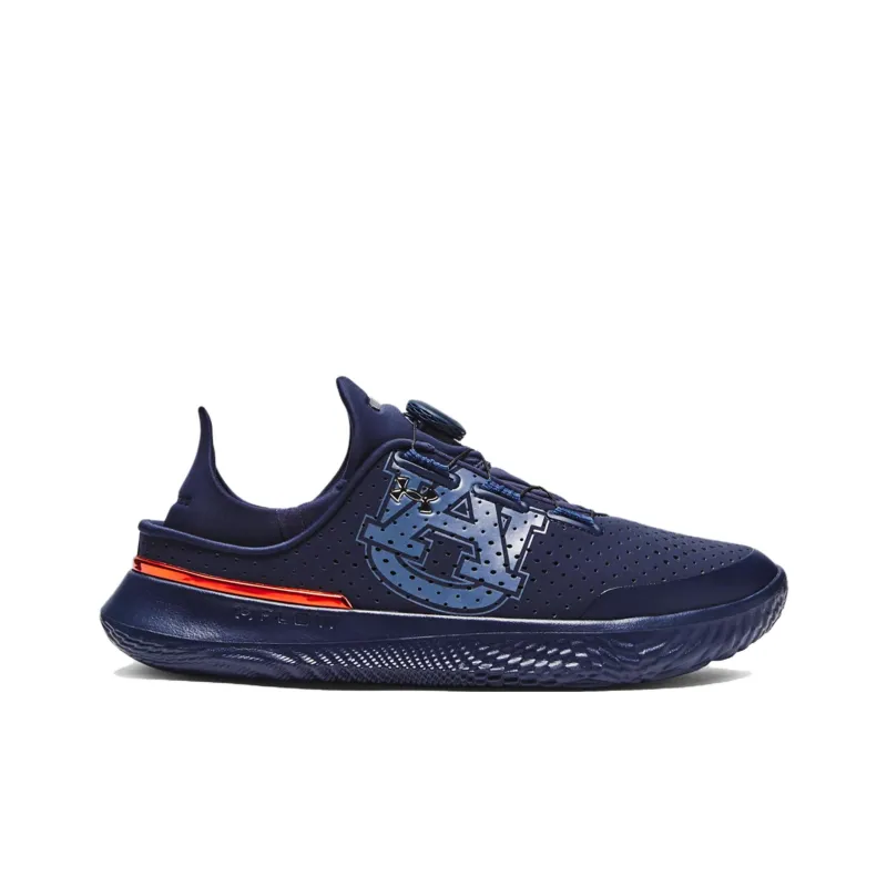 Under Armour SlipSpeed Anti Slip Wear Resistant Low Top Training Shoes Unisex Marine Blue-1