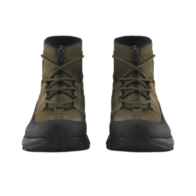 Canada Goose Glacier Trail High Top Casual Shoes Men's Army Green-3