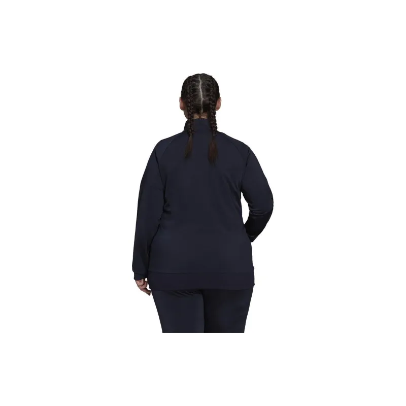 Adidas Free Shipping With AdiClub Essentials Warm-Up Tricot Slim 3-Stripes Track Jacket Plus Size-2