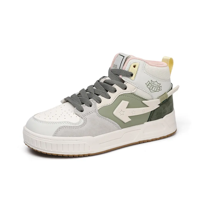 NDU Lightweight Anti-Slip High-Top Skateboard Shoes Women's-6