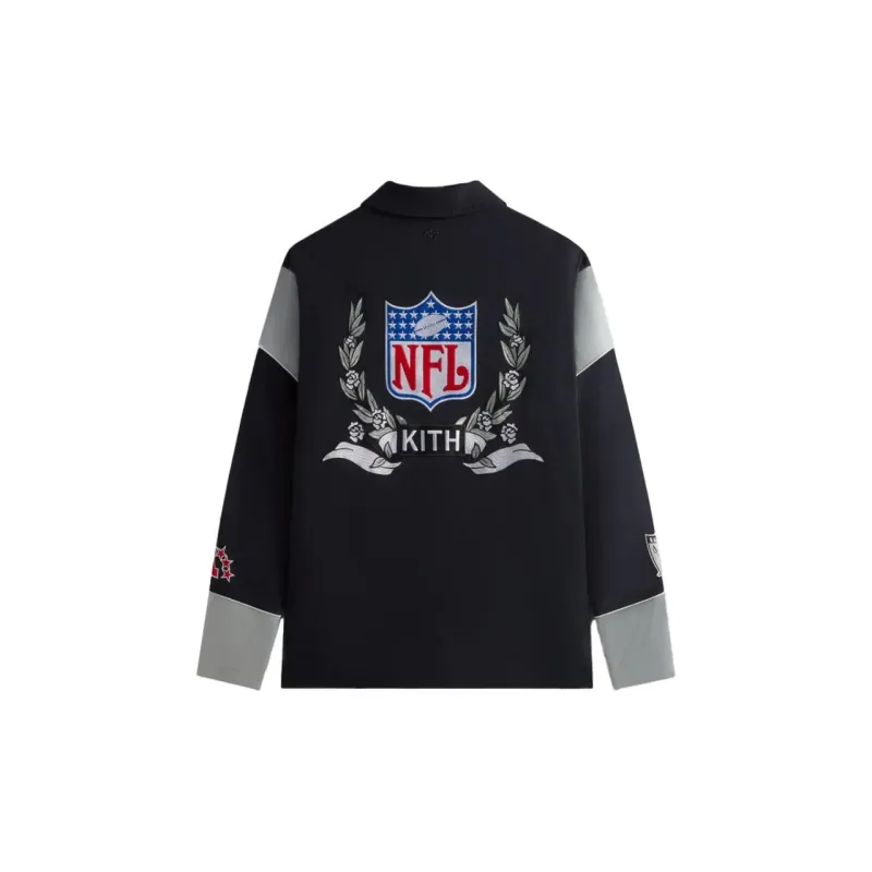 KITH & '47 For The NFL Raiders Kieran Coaches Jacket-1