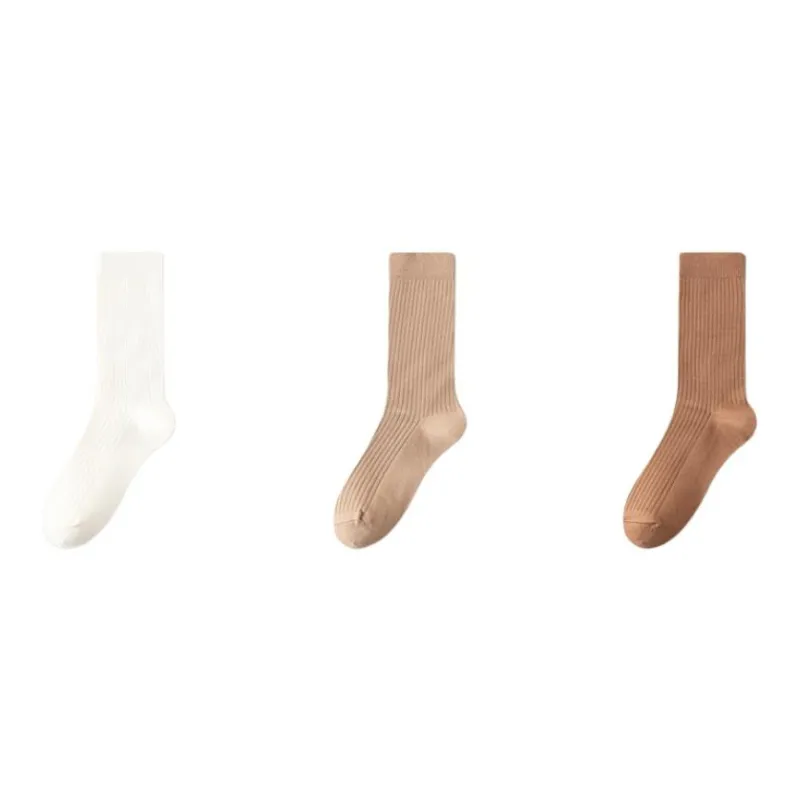 MIIOW Mid Calf Socks Women's Combo Set-1