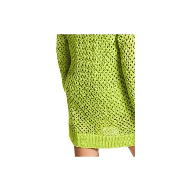 MICHAEL KORS Long Sleeved Dress Women's Neon Green-5