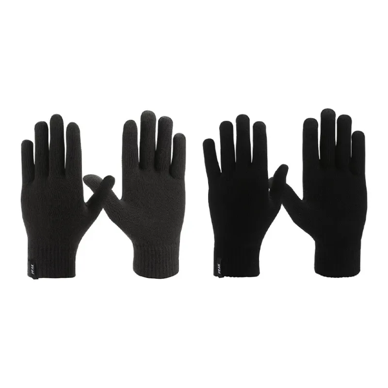 PEAK Acrylic Knit Gloves Unisex Multiple Colors-8
