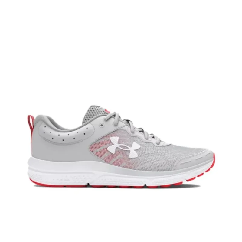 Under Armour Charged Assert 10 Anti Slip Wear Resistant Low Top Casual Running Shoes Women's Light Gray-1