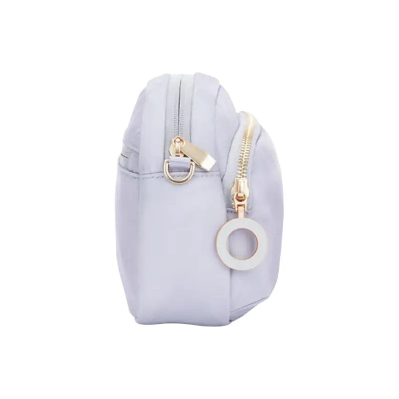 AMERICAN TOURISTER Polyester Shoulder Bag, Crossbody Bag Small Size Women's Light Gray-3