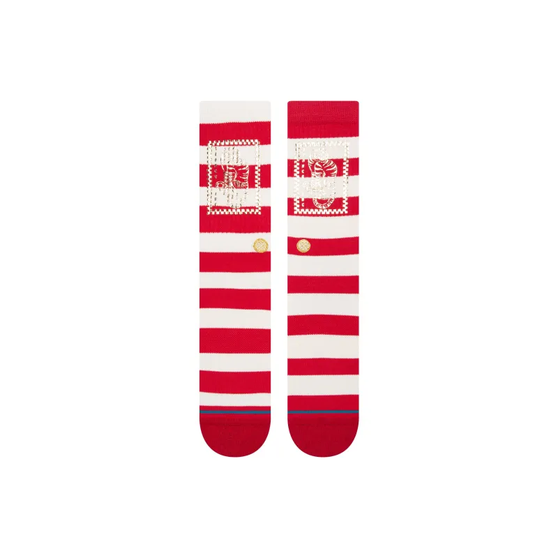 Stance Mid Calf Socks Unisex 1 Pack Red-1