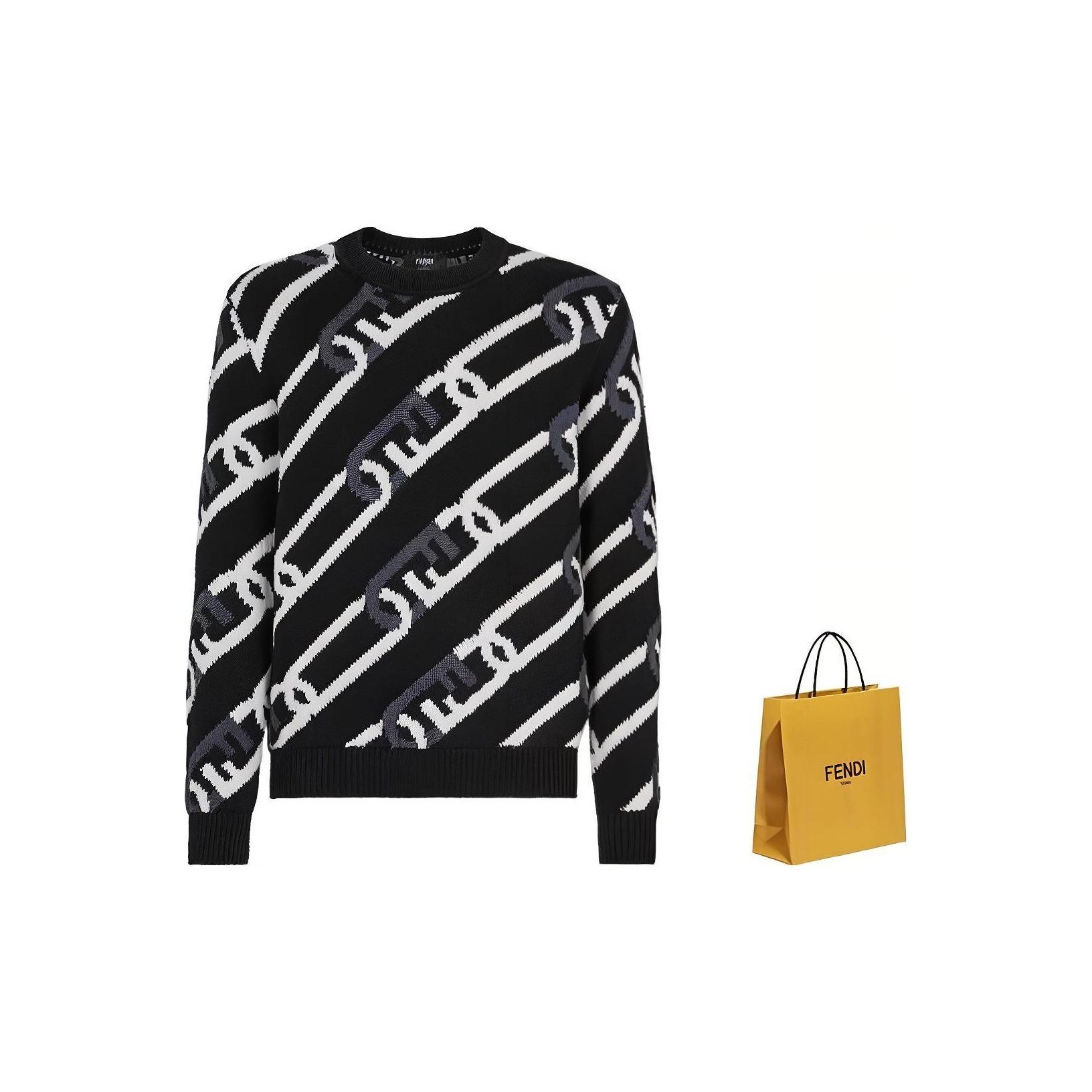 FENDI Sweaters Men Black - Cheap Rcj Jordan Outlet