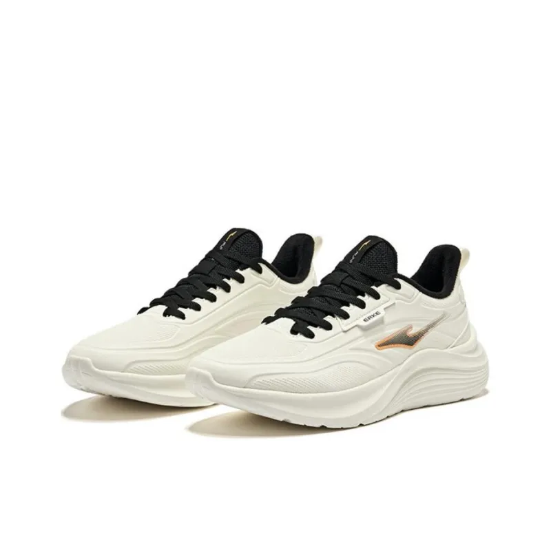 Erke Mingbird 2 Warm And Wear Resistant Low Top Running Shoes Men's Microcrystal White/Jet Black-2