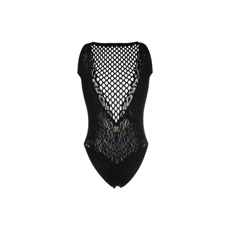 Roberto Cavalli Leopard print Open back Swimsuit-1