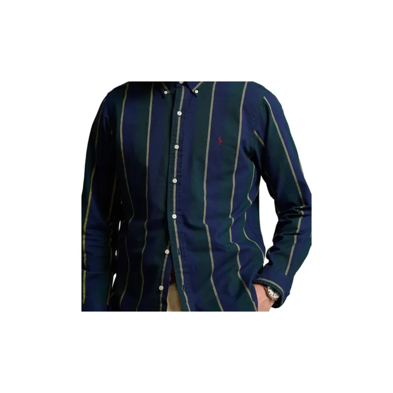 Polo Ralph Lauren FW24 Shirt Men's Marine Blue-4