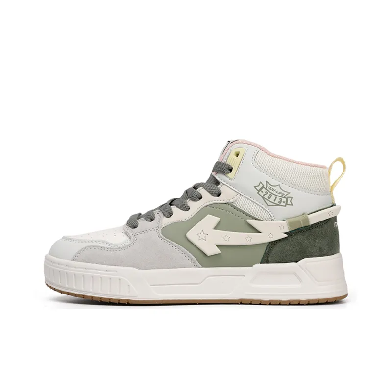 NDU Lightweight Anti-Slip High-Top Skateboard Shoes Women's-5