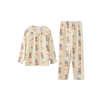 MOOLMEYNO Pajama Set Women's Apricot