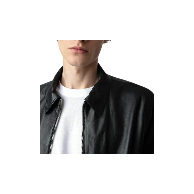 Zadig & Voltaire Mate Reversible Leather Jacket-6