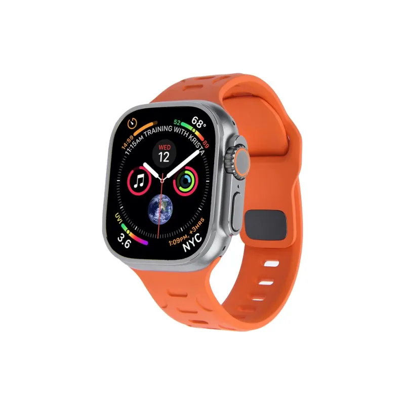 VAGENARI Watch Band Apple Compatibility Apple Watch Ultra1, Ultra2, 49/45/44mm Fluoroelastomer Material-10